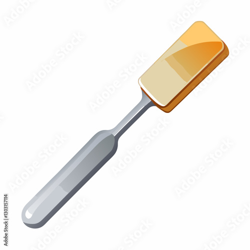 satin finished titanium butter spreader