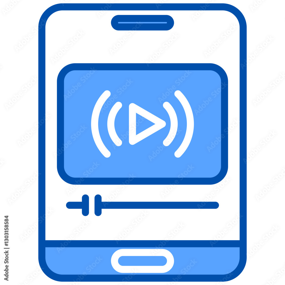 Live Streaming Icon Live Streaming Icon