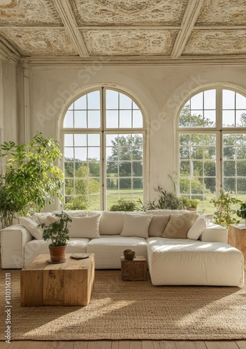 Stylish Interior Design   High-Quality Stock Image for Sale