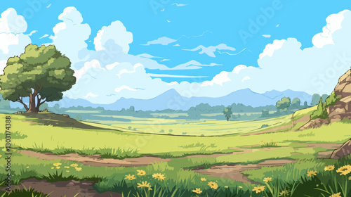 Open grassland 