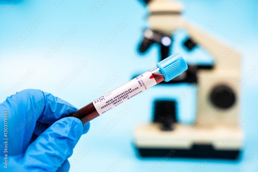 Naklejka premium Measures the concentration of hemoglobin in red blood cells, important for diagnosing anemia.