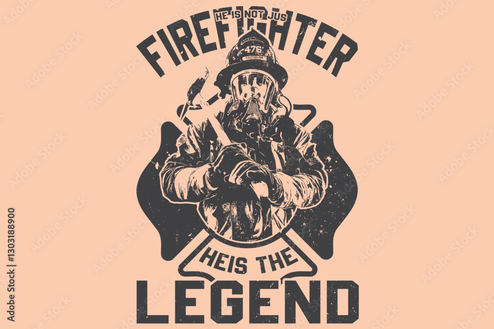 Firefighter T-shirt design