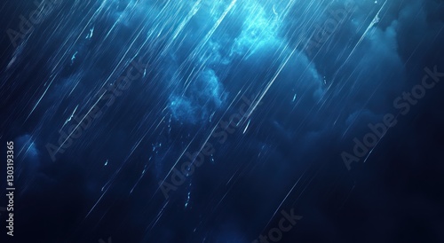 Dramatic storm clouds, rain, night sky.  Background rain.  Abstract nature photography