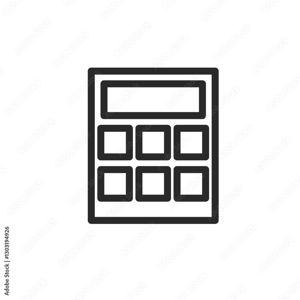 calculator isolated on white background calculator isolated on white background