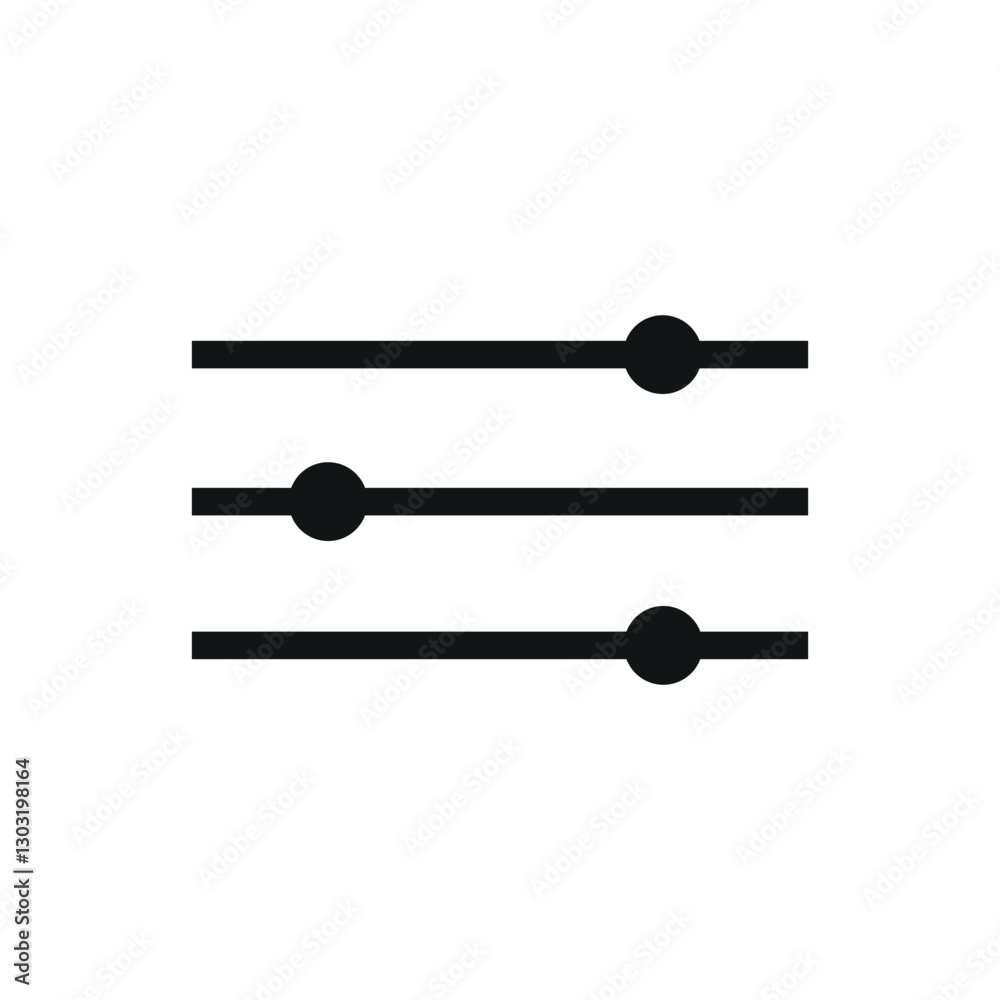 Options icon, Sharp icon vector Options icon, Sharp icon vector