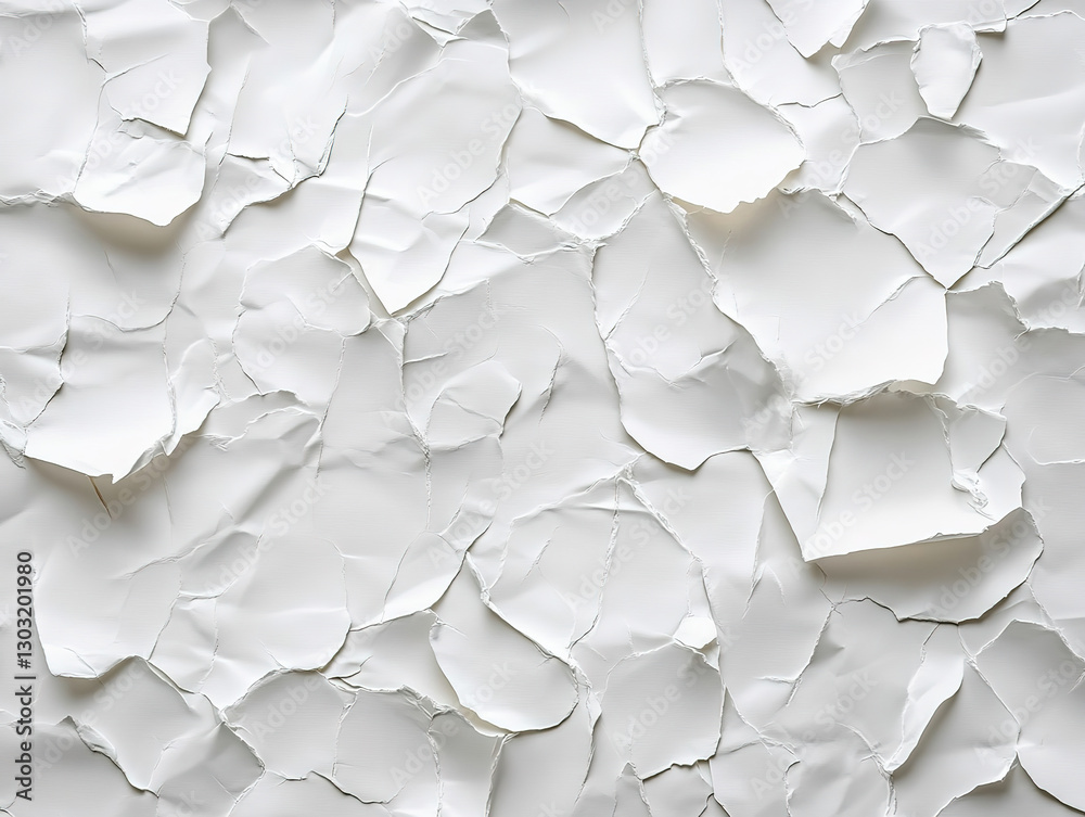 Blank Crumpled Paper Surface for Poster or Placard Design Blank Crumpled Paper Surface for Poster or Placard Design