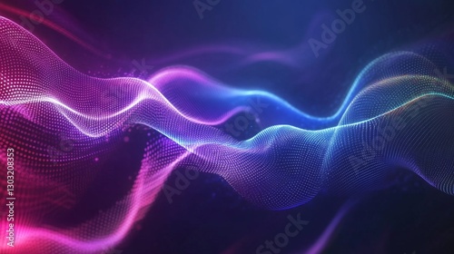 Wave of light and sound merging into fractal patterns, vibrant colors, dynamic motion, music-inspired background, hypnotic and immersive