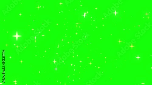 Golden stars particles beautiful glitter floating dust particles with highlights without background.