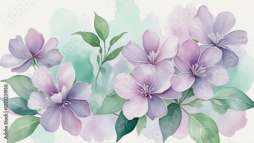 Charming watercolor floral arrangement for Mother's Day, spring, and wedding themes