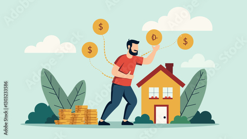 Navigating Financial Burdens: Man Grappling with Mortgage Debt, Loans, and Economic Hardships