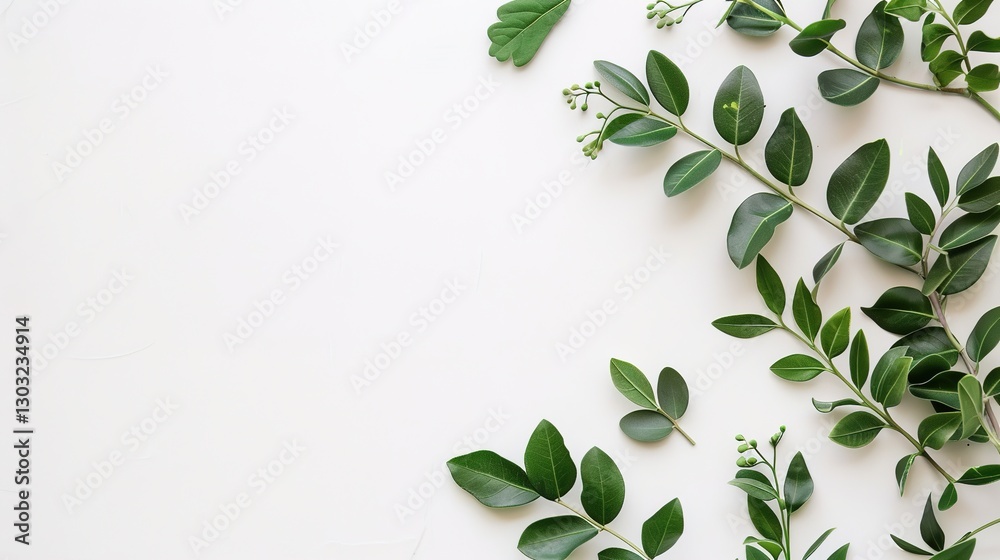 Obraz premium Green Plant Background of Passover: Unveiling the Veil of Vitality and Cultural Heritage Set Off by Green Plants in the Traditional Festival