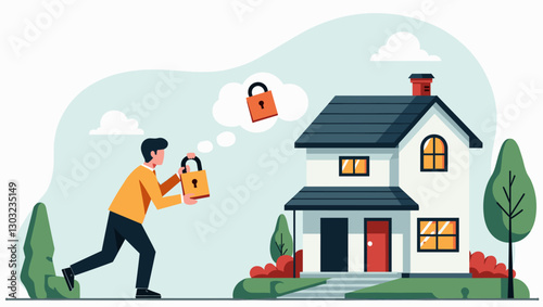 Struggling with Mortgage Payments during Economic Crisis, Homeowner Trying to Unlock House, Housing Debt and Financial Hardship