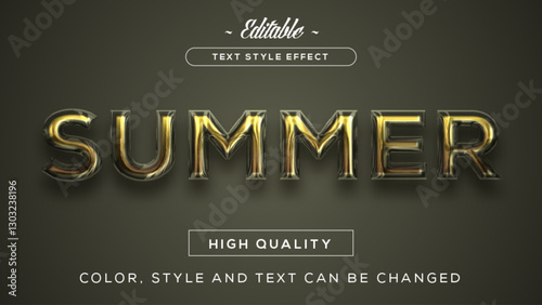 Summer  text effect editable