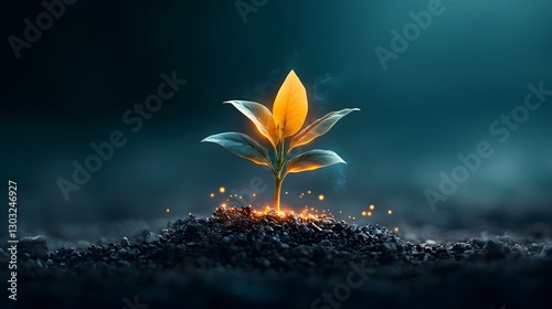 Responsive plant that transforms and glows faintly in reaction to touch a captivating and unique natural phenomenon showcasing the adaptive abilities of living organisms