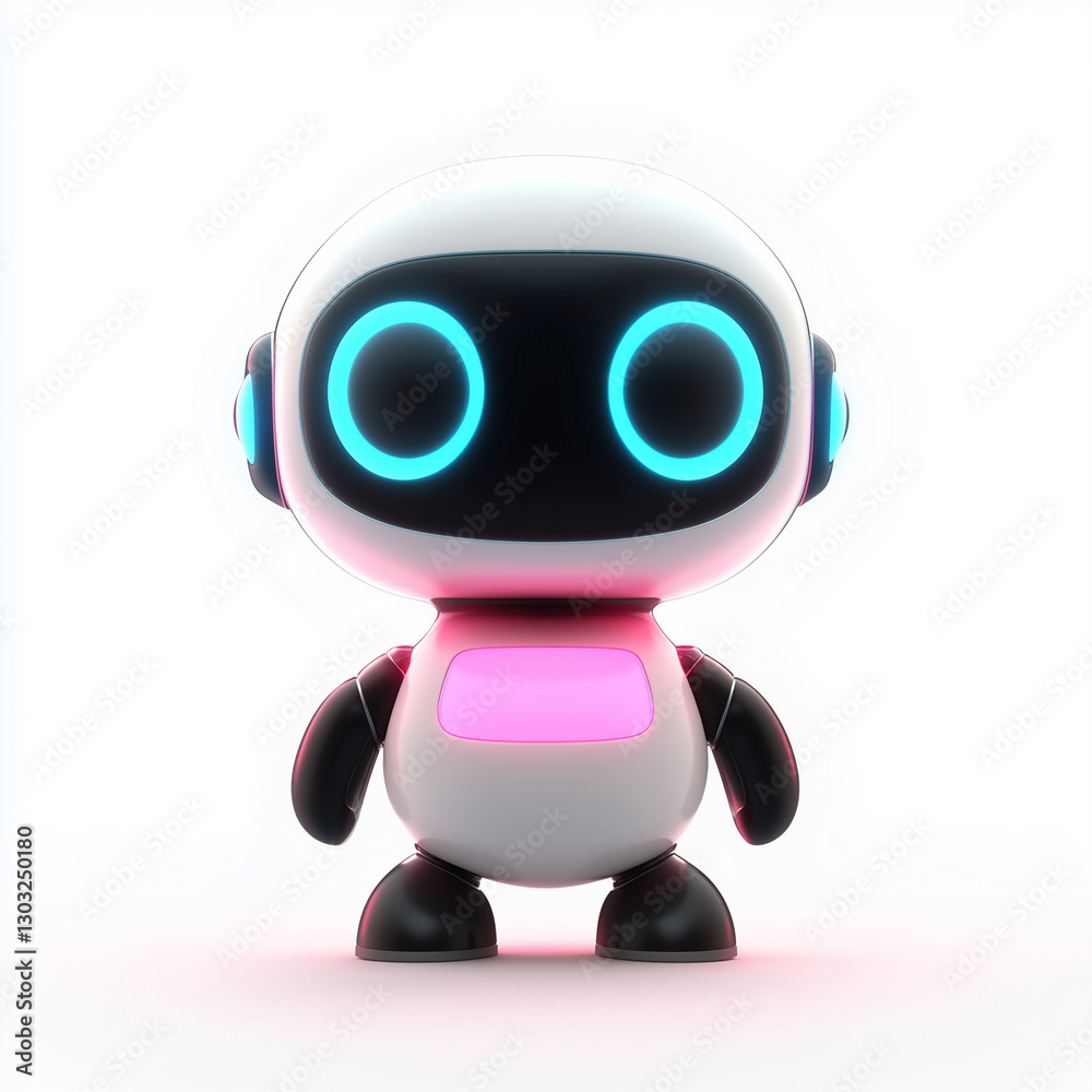Adorable Futuristic Companion Robot Adorable Futuristic Companion Robot