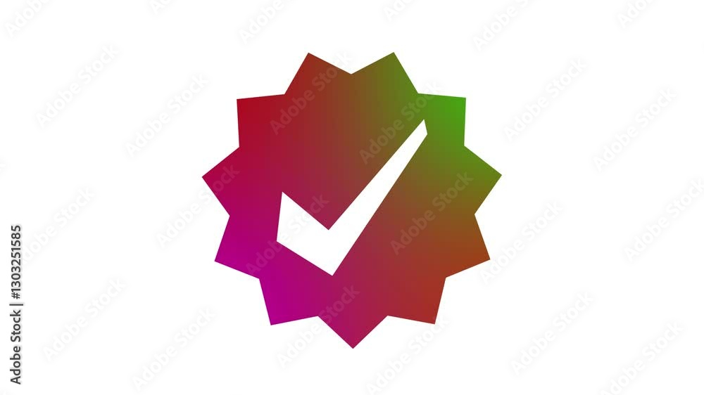 Tick check mark check button icon. Check mark icon symbol, abstract Check mark sign, check mark animation on white background Tick check mark check button icon. Check mark icon symbol, abstract Check mark sign, check mark animation on white background