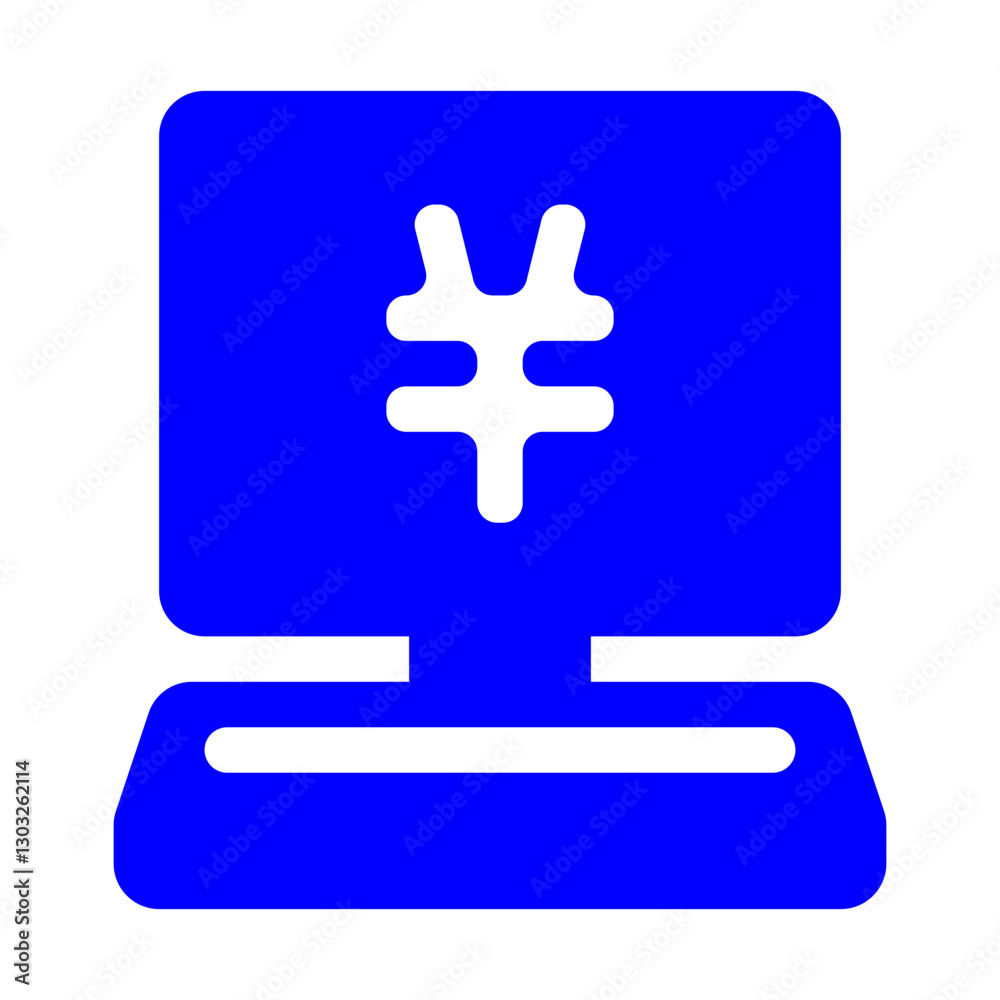 Obraz premium Manage background blue icon pack