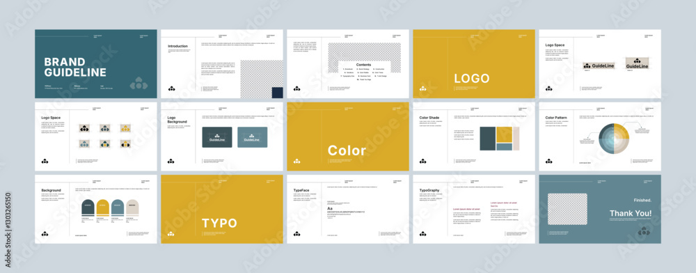 Complete Brand Identity Guidelines Template, Professional Logo Presentation, Modern Brand Guidelines Template
Complete Brand Identity Guidelines Template, Professional Logo Presentation, Modern Brand Guidelines Template
