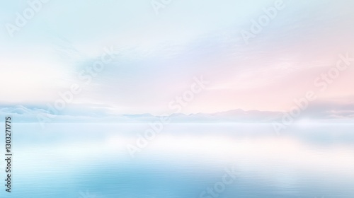Wallpaper Mural Serene Misty Mountain Lake at Dawn: A Dreamlike Landscape Torontodigital.ca