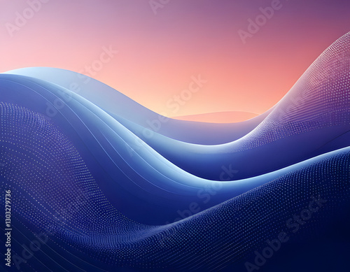 Obraz na płótnie abstract wave background w salonie