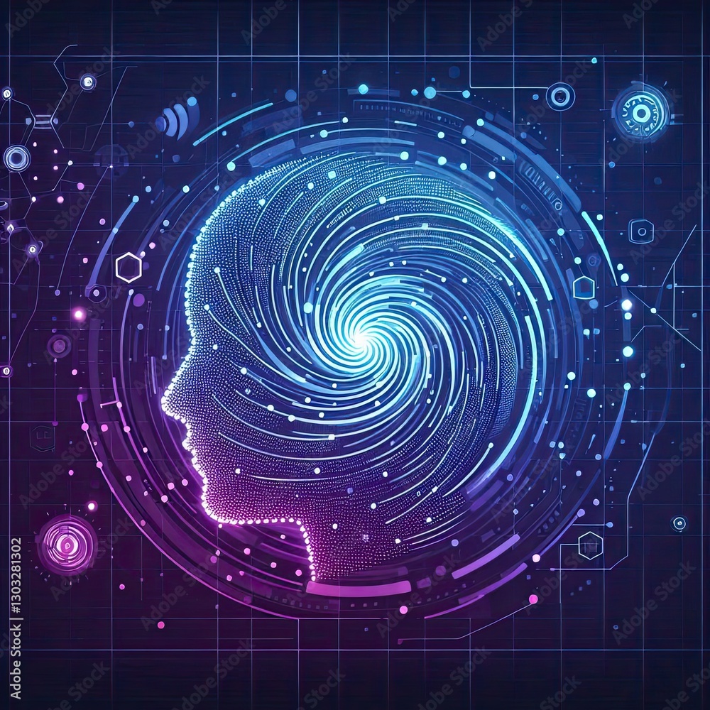 Fototapeta premium abstract technology background