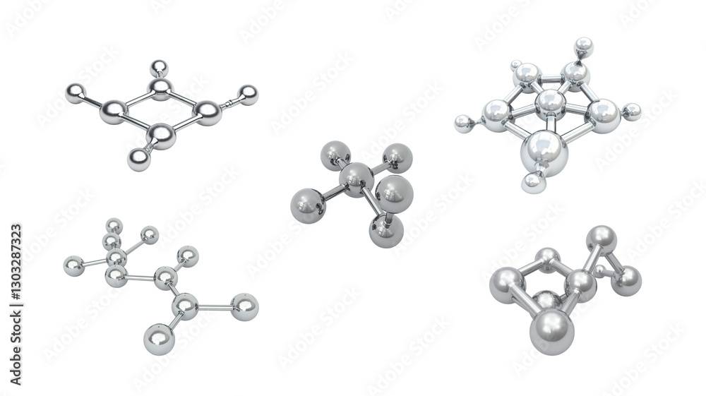 Fototapeta premium iron molecule (png)