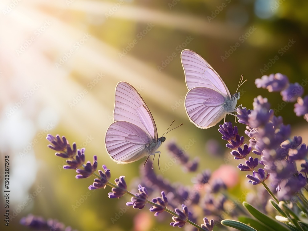 Naklejka premium butterfly on a flower