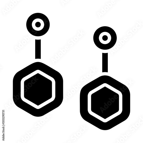 Earring Solid Icon