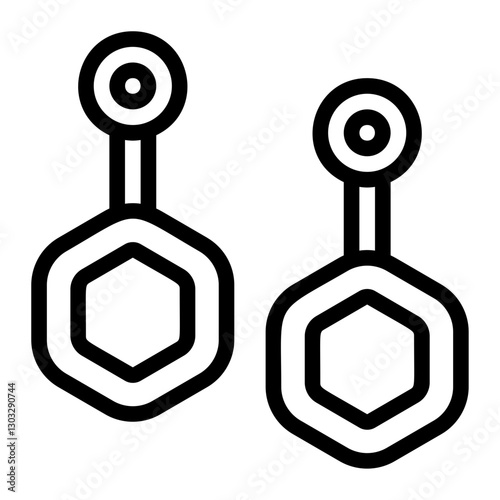 Earring Line Icon