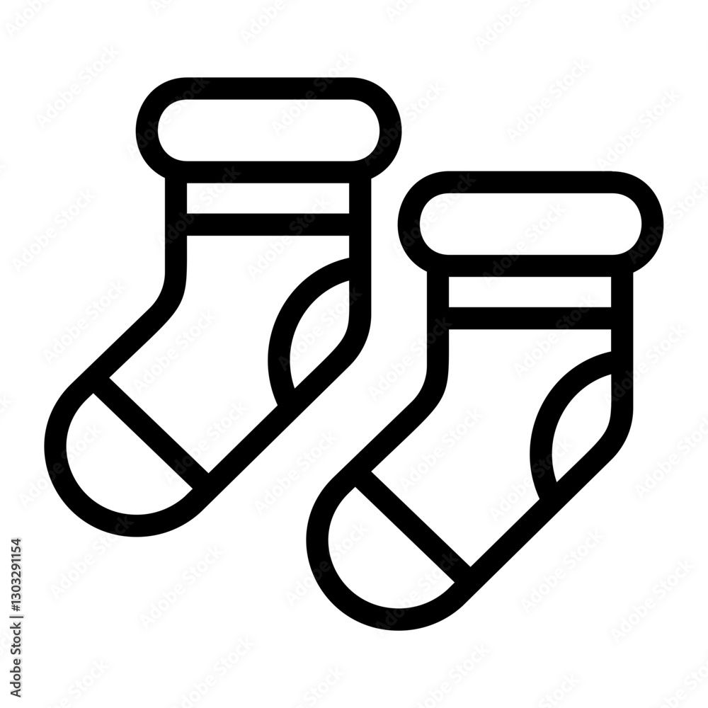 Sock Line Icon