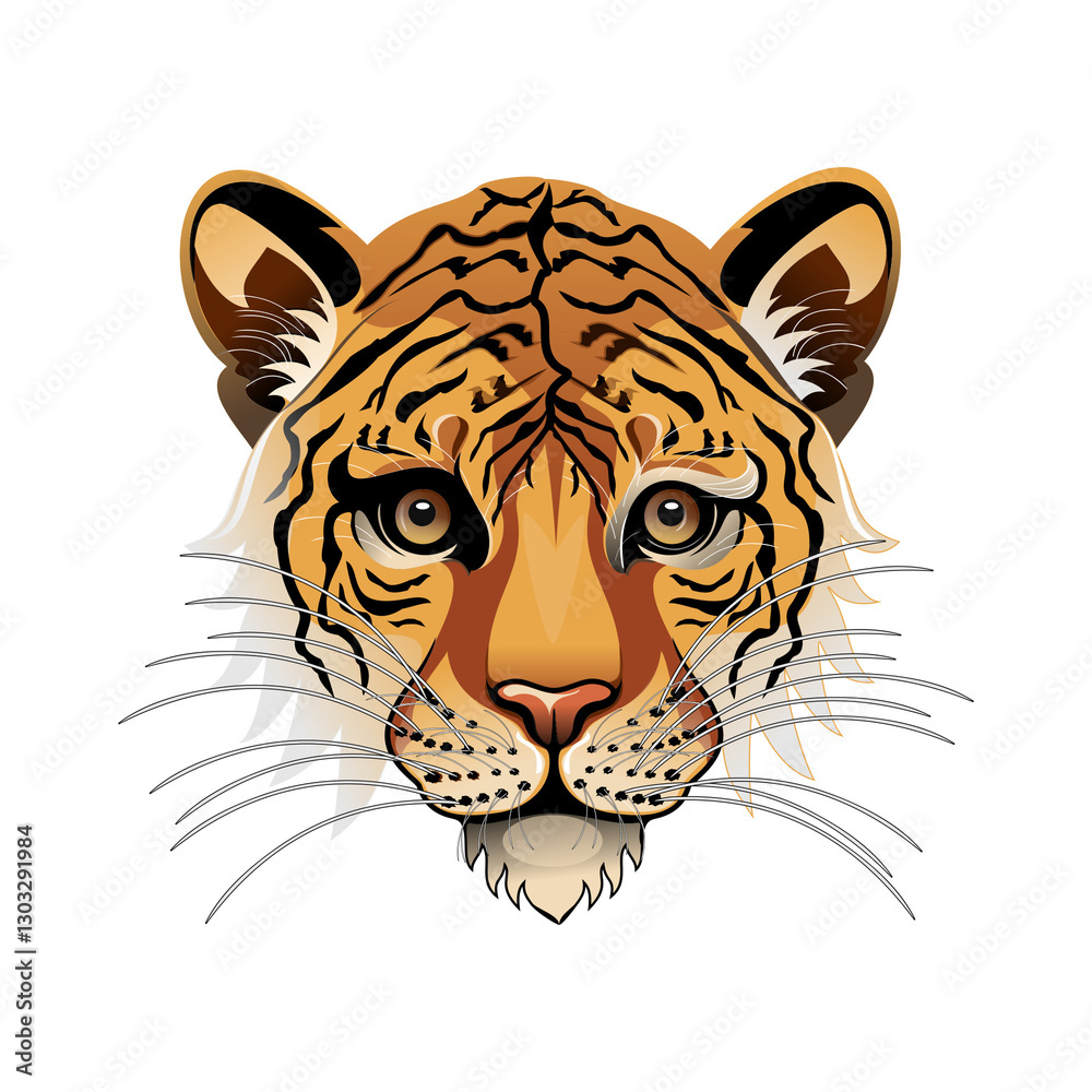 tiger head vector tiger head vector
