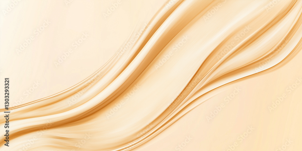 Abstract beige waves with a soft gradient. Elegant minimalistic background with smooth flowing shapes. Abstract beige waves with a soft gradient. Elegant minimalistic background with smooth flowing shapes.