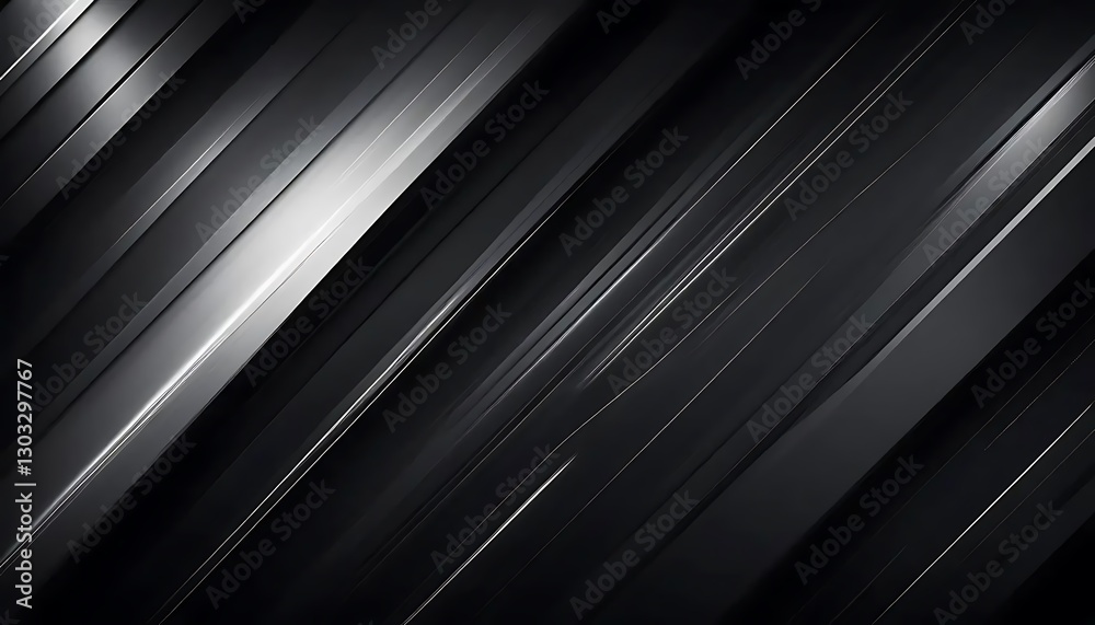 Obraz premium Abstract black background with dynamic texture in light lines