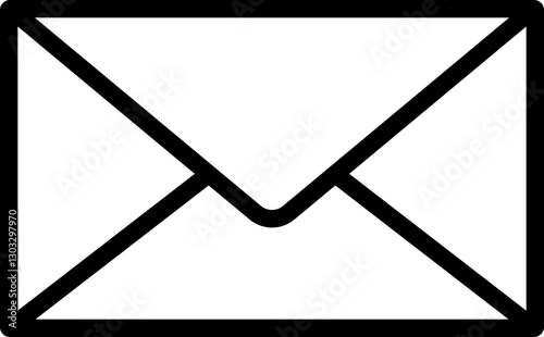 Envelope icon illustration line icon