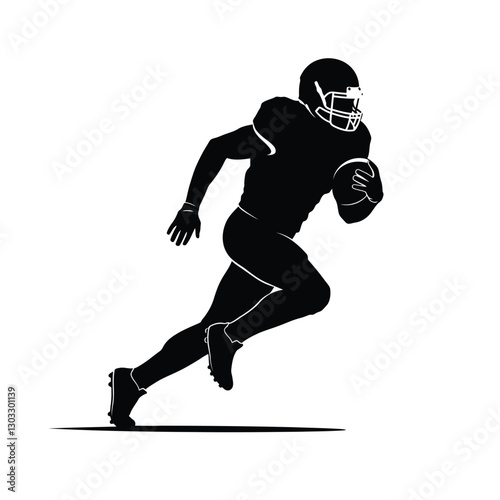 soccer player silhouette