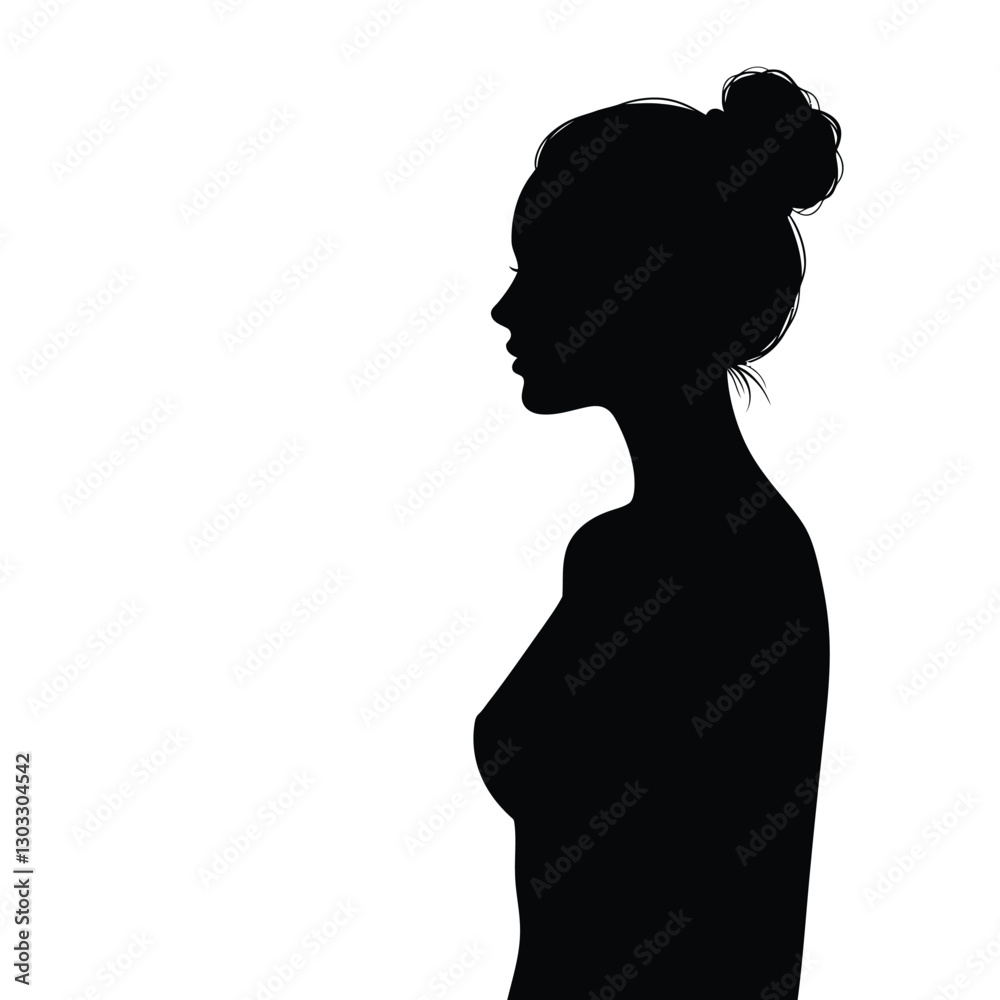 silhouette of pregnant woman