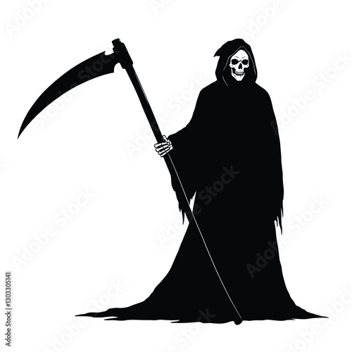 grim reaper with a gun