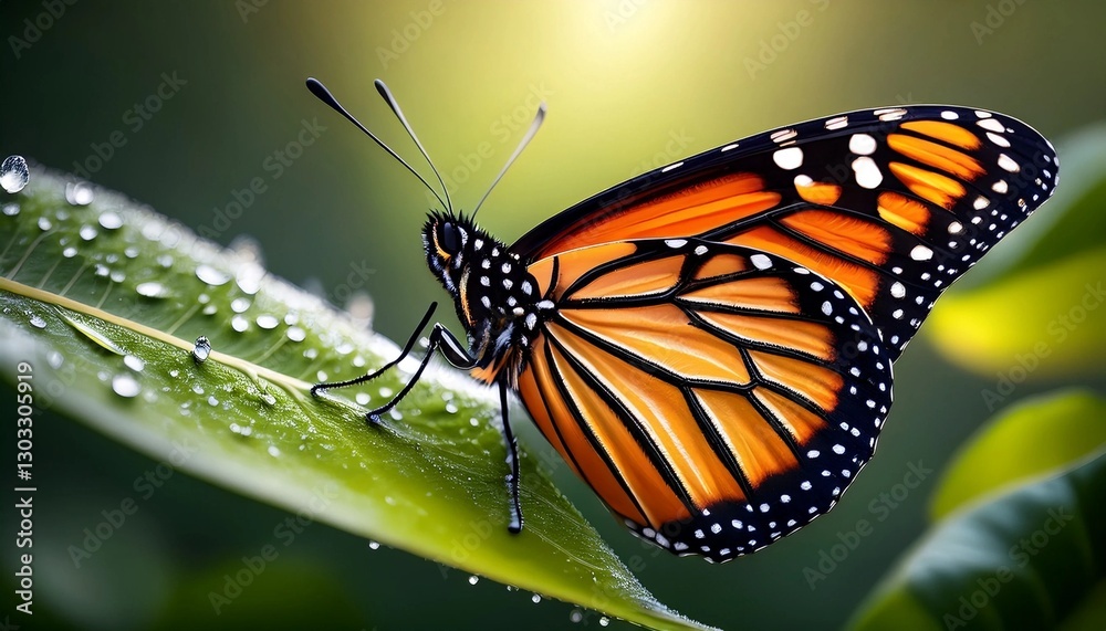on a Leaf butterfly on a flower on a Leaf butterfly on a flower