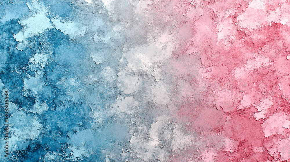 Obraz premium Brushed vintage texture in rosy brown, teal blue, and slate gray, evoking nostalgia and timeless elegance, ideal for postcards, posters, and creative projects with a modern rustic charm