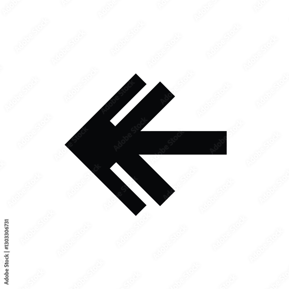black arrow sign black arrow sign