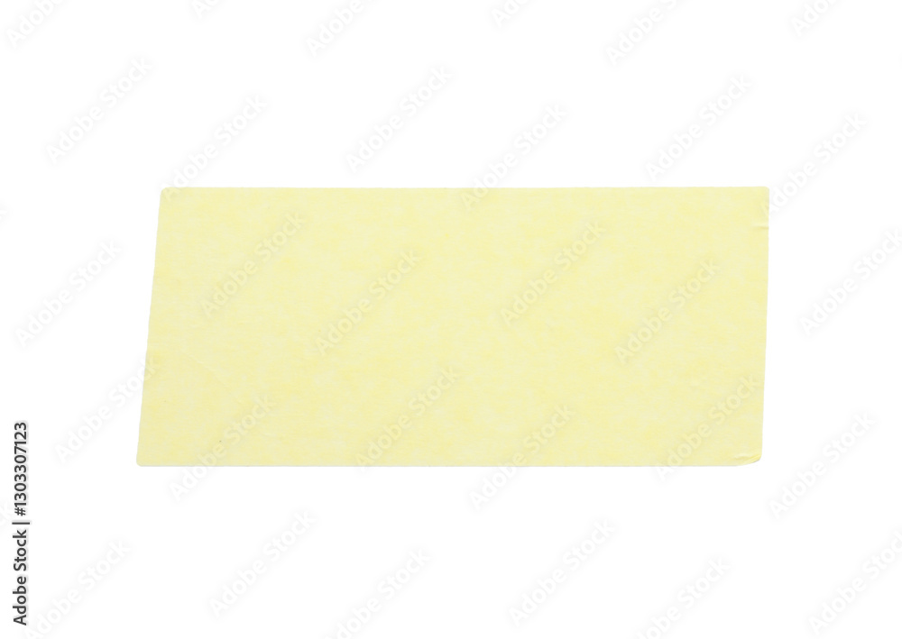 Strip of masking tape isolated on white, top view Strip of masking tape isolated on white, top view