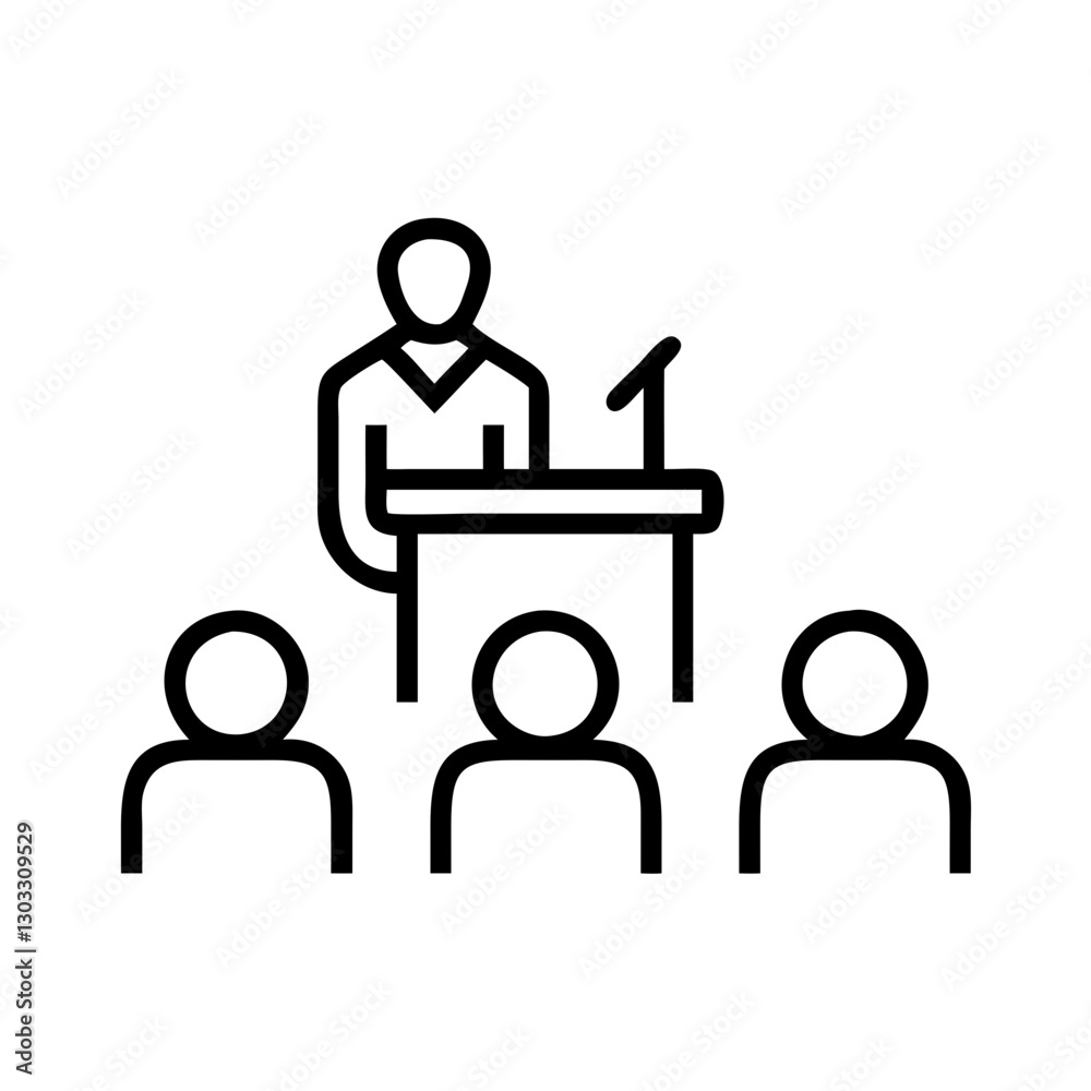 lecturer speaks to the audience, presenting during a conference, educational masterclass, or coaching session. lecturer speaks to the audience, presenting during a conference, educational masterclass, or coaching session.