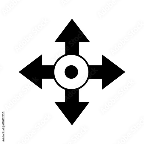 Navigation icon vector. Trip illustration sign. Location symbol. Pin logo.