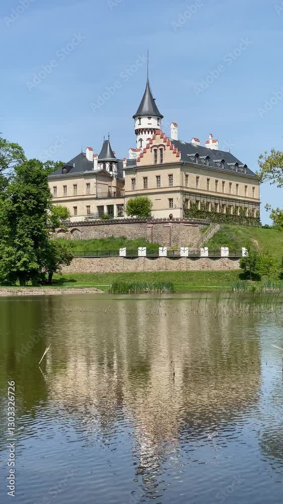 Radun, Czech Republic, Medieval fortress Radun rebuilt into renaissance style chateau, gothic castle, visit Czech Republic, explore history, zámek Raduň