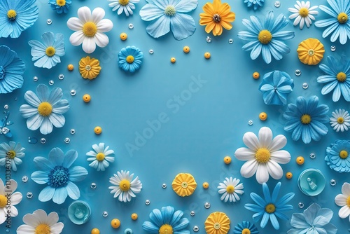 Vibrant Cyan Background Texture for Joyful Advertisements and Greeting Cards