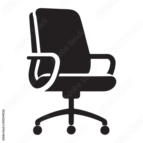 Modern Office Chair Silhouette for Enhanced Workplace Comfort Design