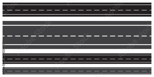Curving tarred road or highway logo vector. road or highway design vector on White background. EPS 10.