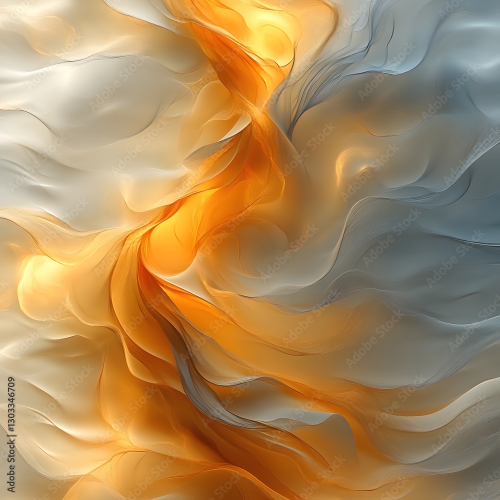 Obraz premium Abstract Flowing Fabric Texture