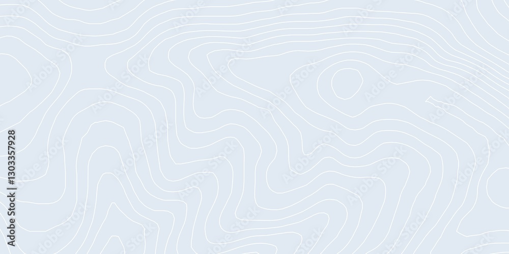 Curvas de nivel sobre fondo claro. Mapa topográfico