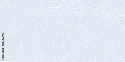 Obraz na płótnie Curvas de nivel sobre fondo claro. Mapa topográfico w salonie